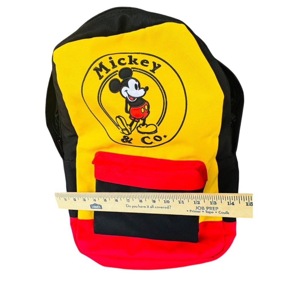 Mickey & Co. Backpack Yellow/Red/Black Disney Mickey Mouse Design - Picture 8 of 8